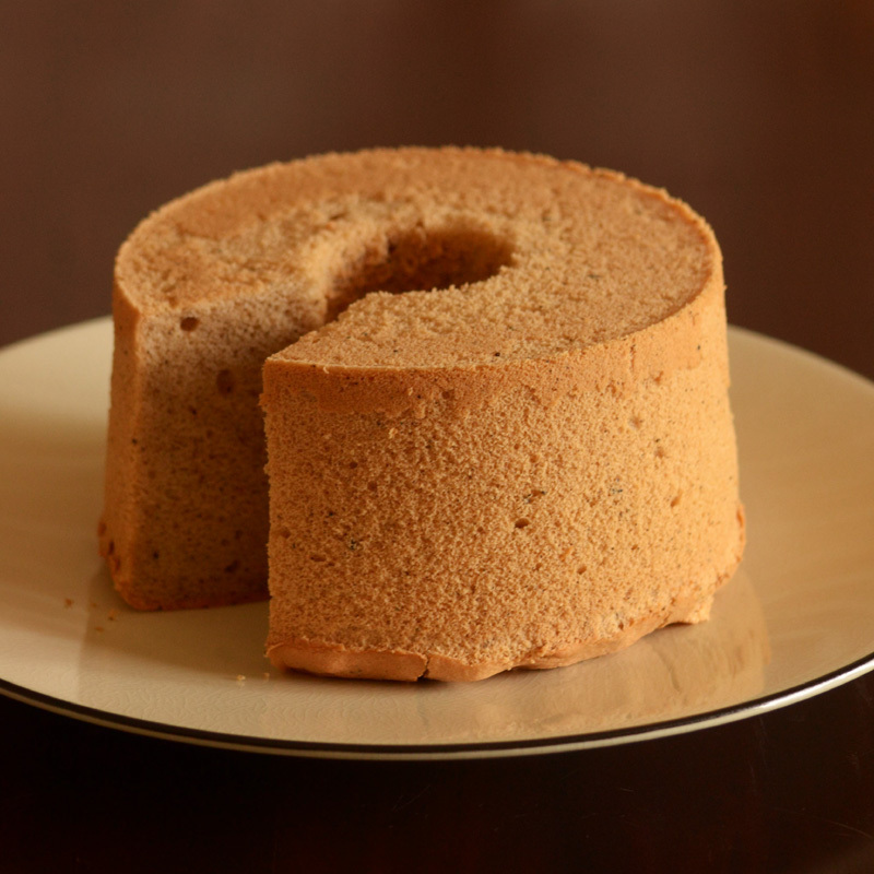 低温焼き 紅茶のシフォンケーキ ほのぼのキッチン